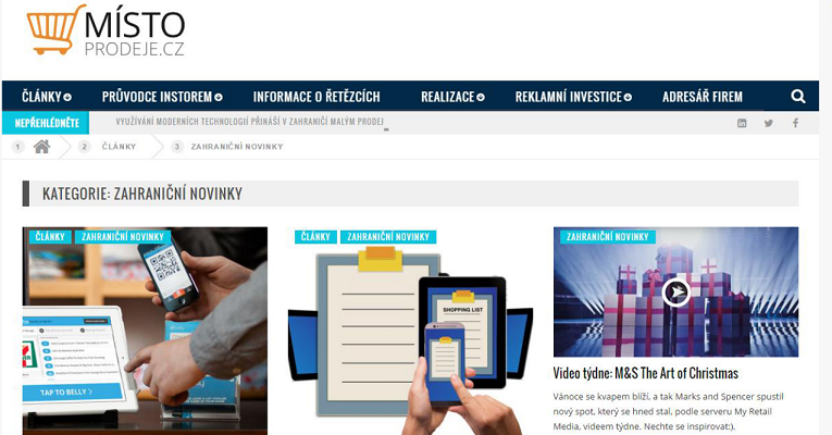 TZ | Portál Místo prodeje.cz se rozšiřuje o novou sekci Zahraniční novinky a plánuje výzkum zadavatelů