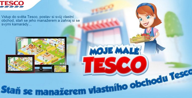 Tesco spustilo novou mobilní hru – Moje malé Tesco