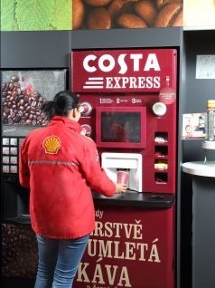 costa express a shell