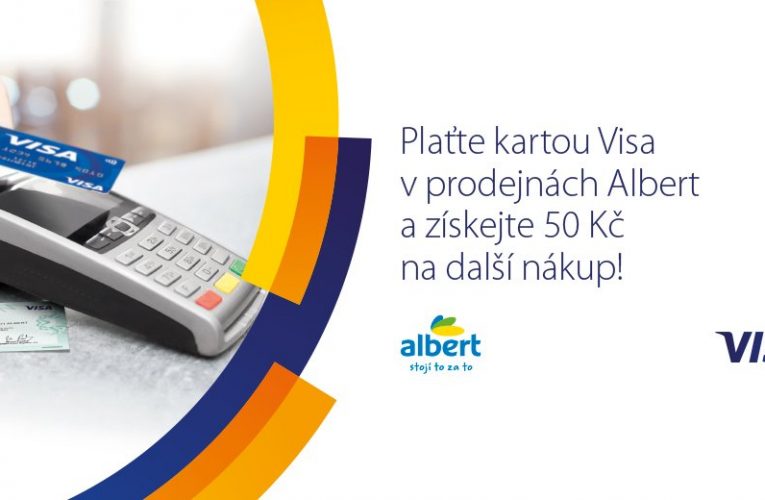 Visa spouští v prodejnách Albert kampaň na podporu plateb kartou