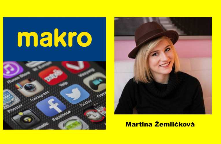 MAKRO posiluje komunikaci na sociálních sítích s Martinou Žemličkovou