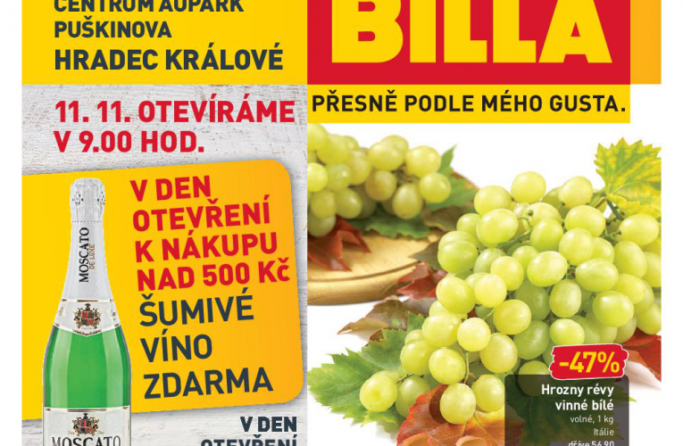 BILLA v Hradci Králové otevřela již druhou prodejnu plnou kvalitních a čerstvých potravin