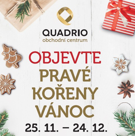 Jaké specifické vánoční služby nabízí pražské obchodní centrum Quadrio?