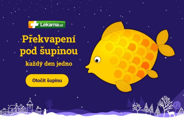 Lekarna.cz vypustila ve vánoční kampani kapříka Šupináče