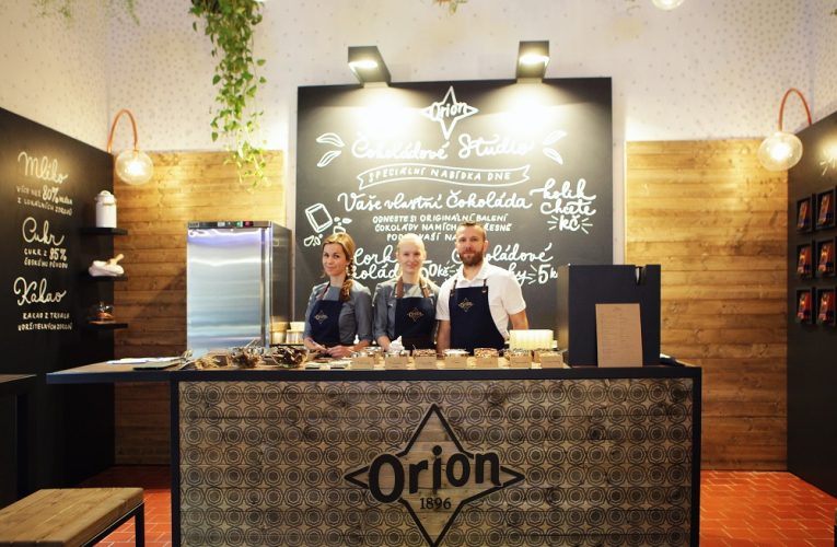 ORION představuje jedinečný koncept čokoládového studia a prémiovou řadu hořkých čokolád