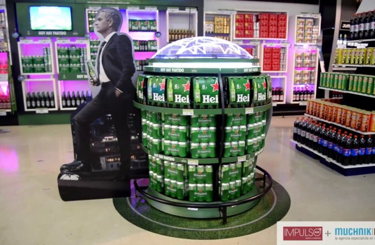 Skvělá 3D POP realizace Heinekenu – Heineken Champions League 2017