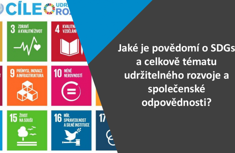 Jaké je povědomí o Cílech udržitelného rozvoje OSN v Česku?