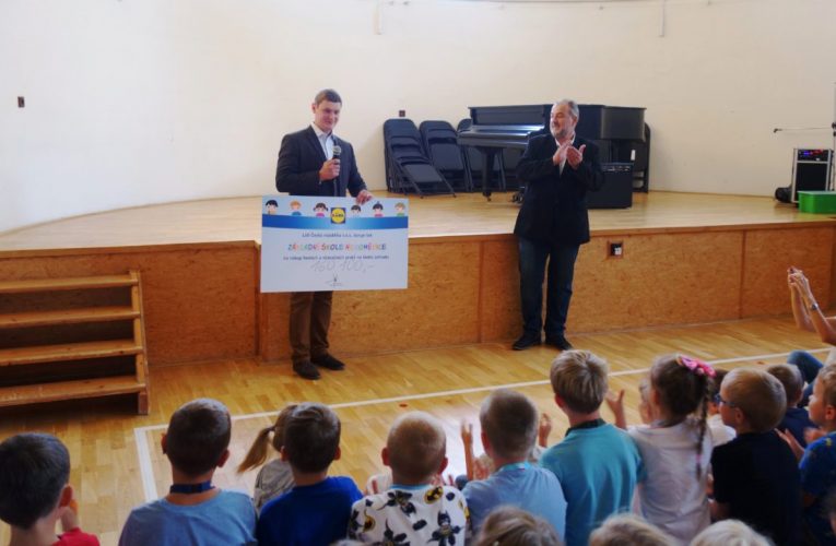 Základní škola Horoměřice získala od Lidlu 160 100 korun