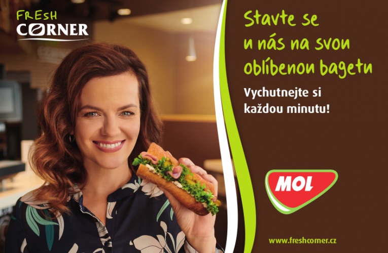 Novou tváří kampaně Fresh Corner MOL Česká republika je Marta Jandová