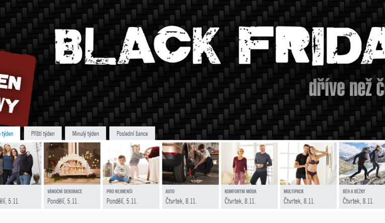 Black Friday startuje na lidl-shop.cz