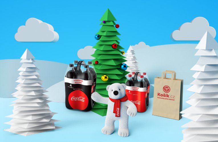 Coca-Cola merchandise před Vánoci exkluzivně online na Košíku