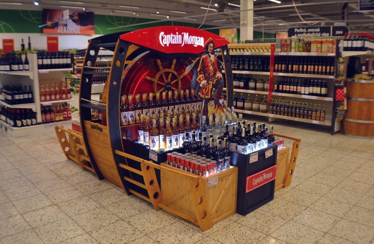 Vítězi soutěže TOP in-store instalace 2018 jsou Captain Morgan, Lindt a Tullamore Dew