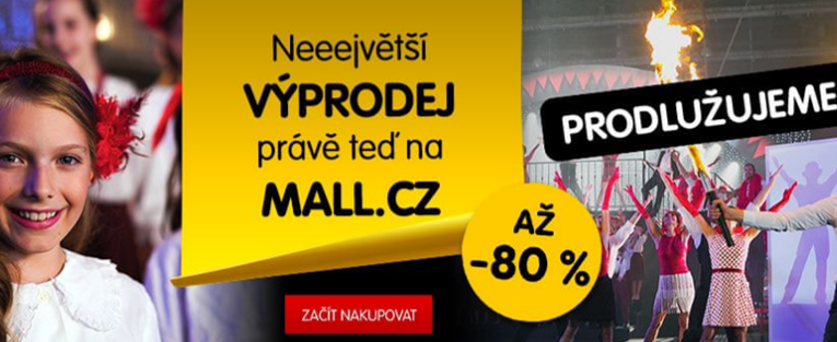 Nákupní galerie Mall.cz prodlužuje Neeejvětší výprodej až do 31. ledna