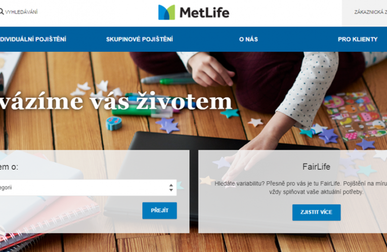Pojišťovna MetLife spustila vylepšený web