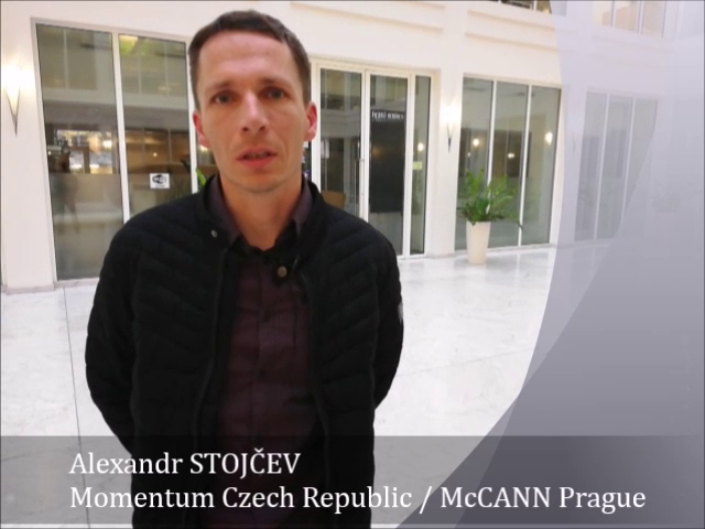 VIDEOANKETA 13. – Alexandr Stojčev – Momentum Czech Republic/McCANN Prague