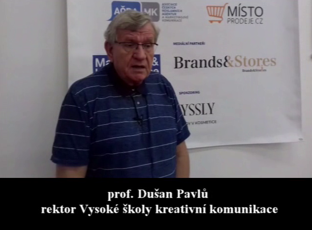 VIDEOANKETA  17. – prof. Dušan Pavlů – Vysoká škola kreativní komunikace