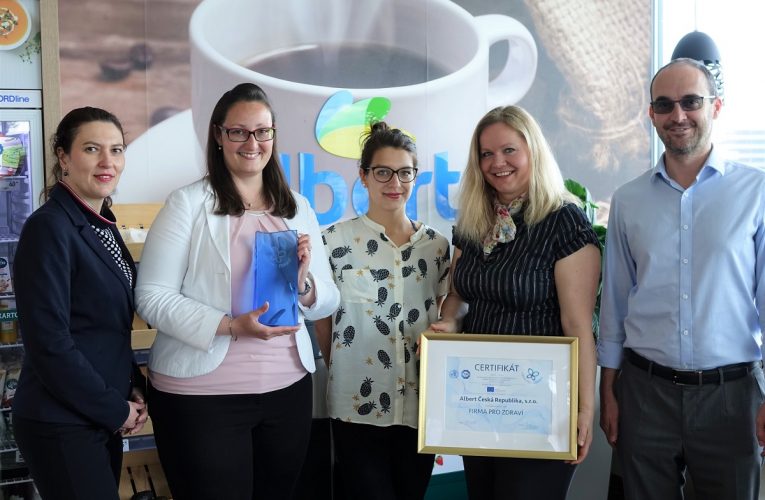 Albert získal ocenění Firma pro zdraví za péči o zaměstnance