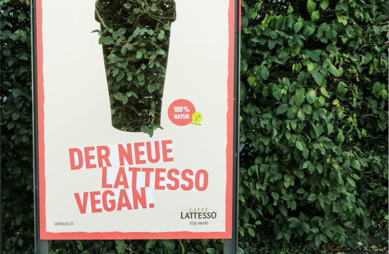 Přírodní POS na novou 100 % přírodní veganskou kávu Lattesso