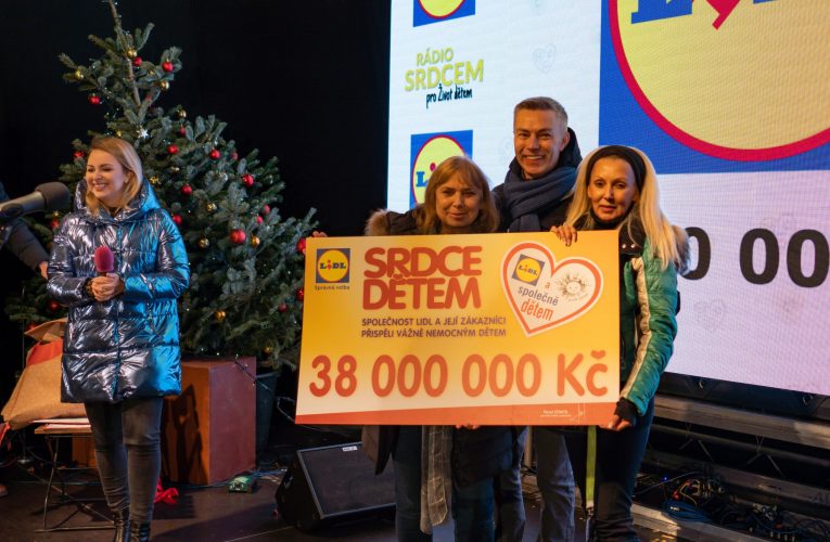Sbírka Srdce dětem přinesla rekordních 38 milionů korun
