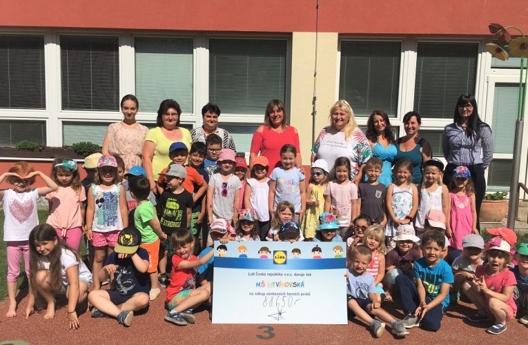 MŠ Litvínovská na pražském Střížkově získala od Lidlu 88 650 korun
