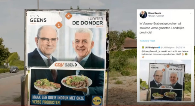 Lidl v Belgii dokonale využil voleb