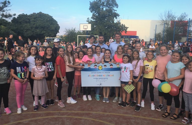 ZŠ Měšťanská v brněnských Tuřanech získala od Lidlu  91 350 korun