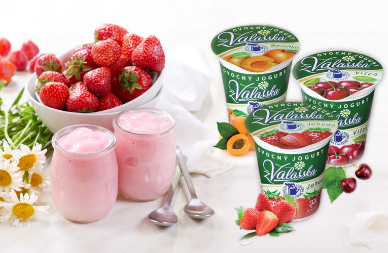 Ovocné jogurty z Mlékárny Valašské Meziříčí