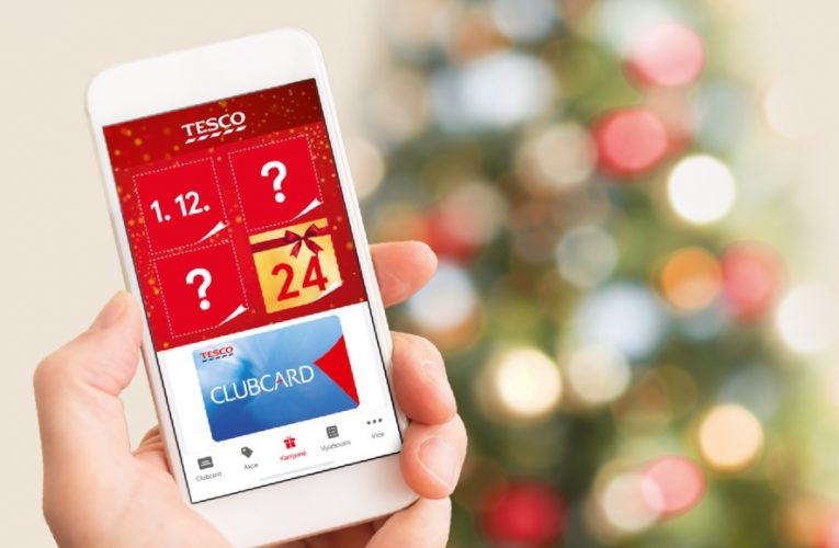 Tesco Clubcard nabízí každý den ve svém adventním kalendáři nové slevy