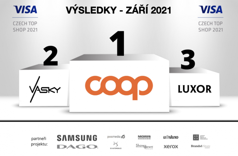 Zářijovým vítězem soutěže “VISA Czech Top Shop 2021” je COOP Žamberk