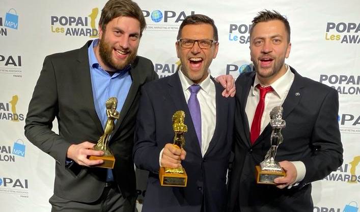MORIS přivezl 3 indiány z POPAI Awards Paris