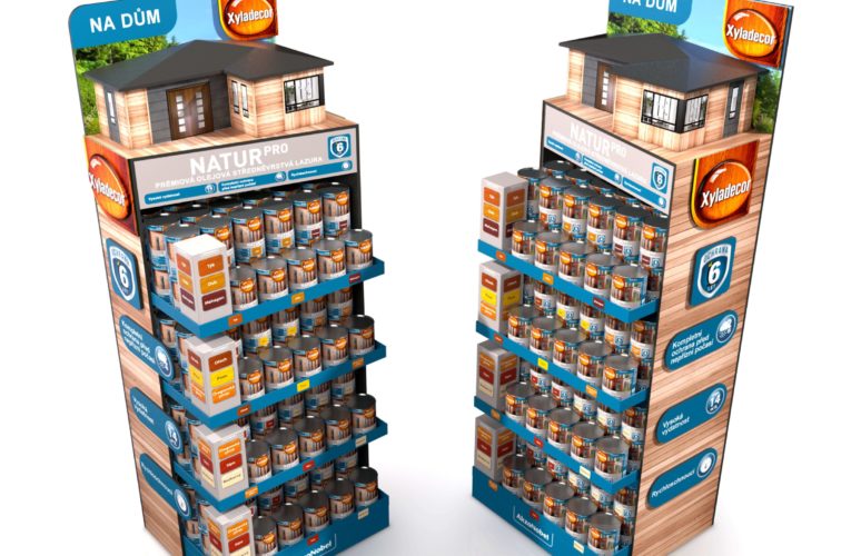 Stojany pro barvy AkzoNobel Coatings CZ