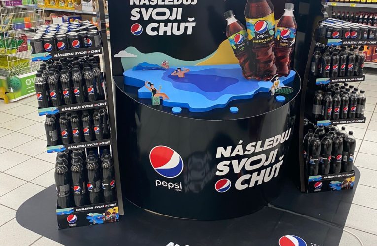 POP STAR za duben 2022 je vystavení shop in shop – Pepsi