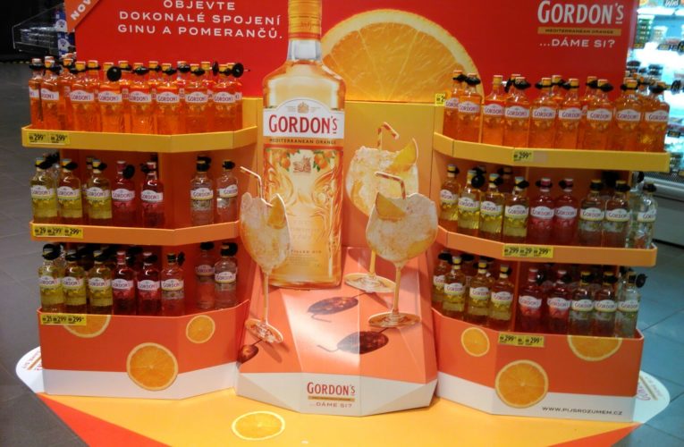 POP STAR za květen 2022 je vystavení Gordon´s gin – shop in shop