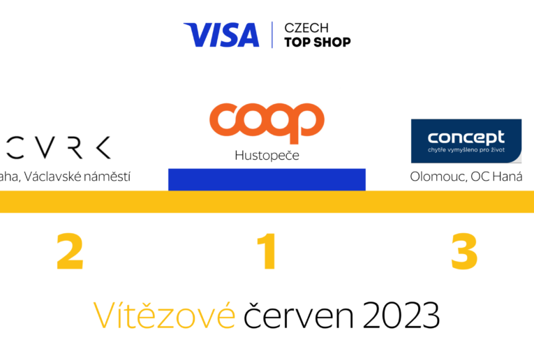 Nový koncept COOP v Hustopečích je vítězem červnového kola soutěže Visa Czech Top Shop