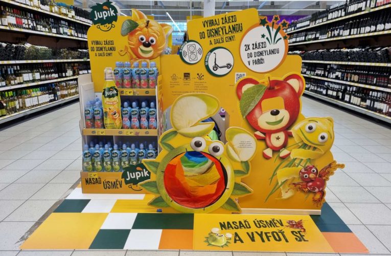 Originální POS média pro nealko segment od Kofoly upoutají děti i dospělé