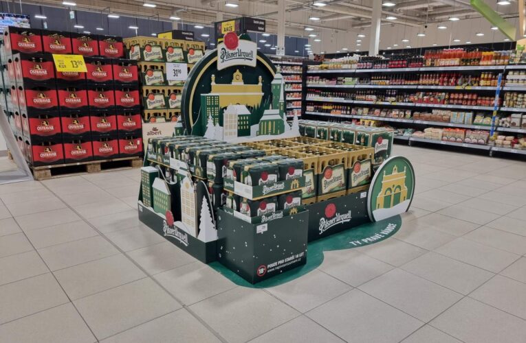 Vítězem POP STAR za prosinec 2023 je shop in shop Pilsner Urquell