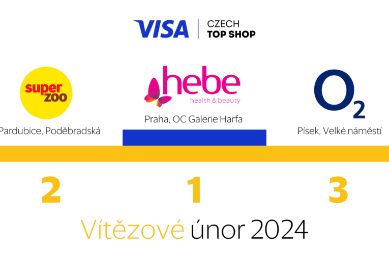 Vítězem únorového kola Visa Czech Top Shop je první pobočka drogerie Hebe