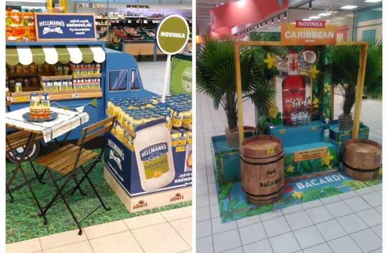 POP STAR za červenec 2024 jsou realizace Bacardi a Hellmann´s