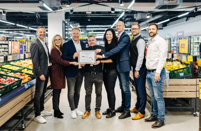 Prodejna Tesco v OD Máj získala ocenění Visa Czech Top Shop za srpen