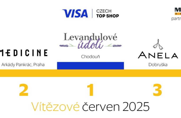 Vítězné prodejny červnového kola Visa Czech Top Shop