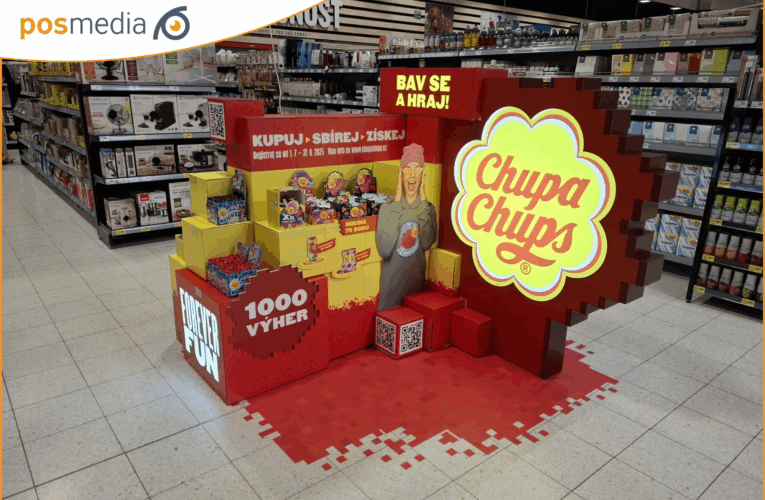 POS Media: Shop-in-shop Chupa Chups je esencí léta a zábavy