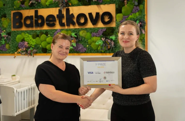 Visa Slovak Top Shop – Odovzdávanie ocenení v obchode Babetkovo