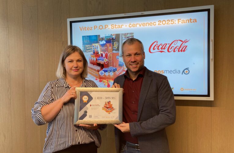 Vítěz P.O.P. Star 7/2025: Shop in shop Fanta lákal zákazníky k vyzkoušení nových příchutí