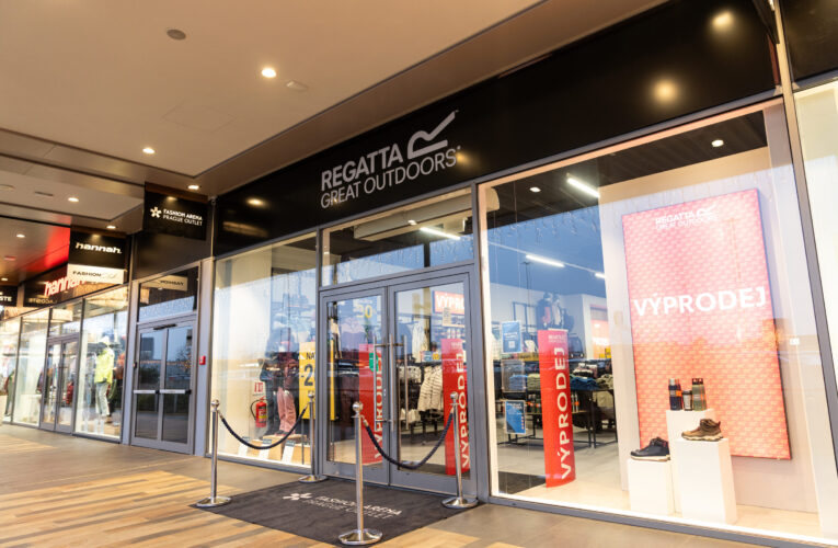Regatta Great Outdoors otevírá novou prodejnu ve Fashion Arena Prague Outletu