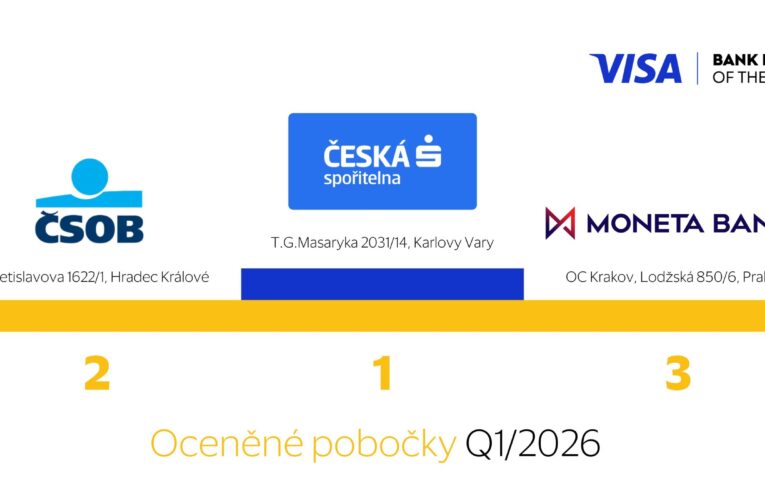 Vítězem v 1. kvartálu v soutěži Bank Branch of the Year se stala pobočka České spořitelny v Karlových Varech