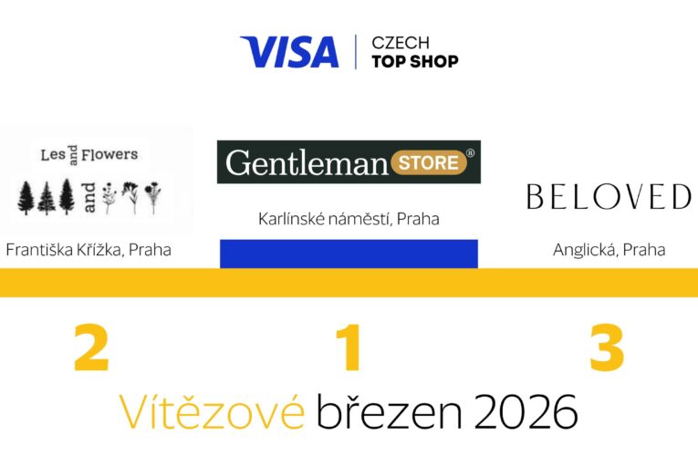 Vítězné prodejny březnového kola Visa Czech Top Shop