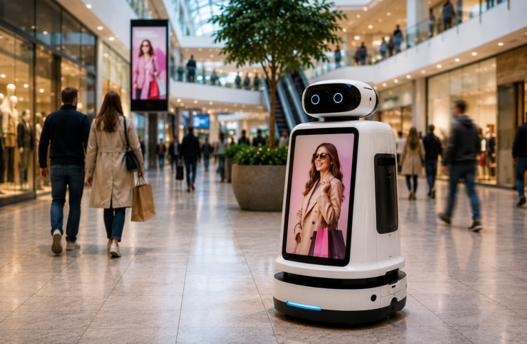 Roboti v obchodních centrech: atrakce, nebo budoucnost retailu?