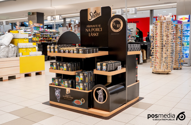 POS Media: Shop-in-shop Sheba: Porce lásky pro kočky